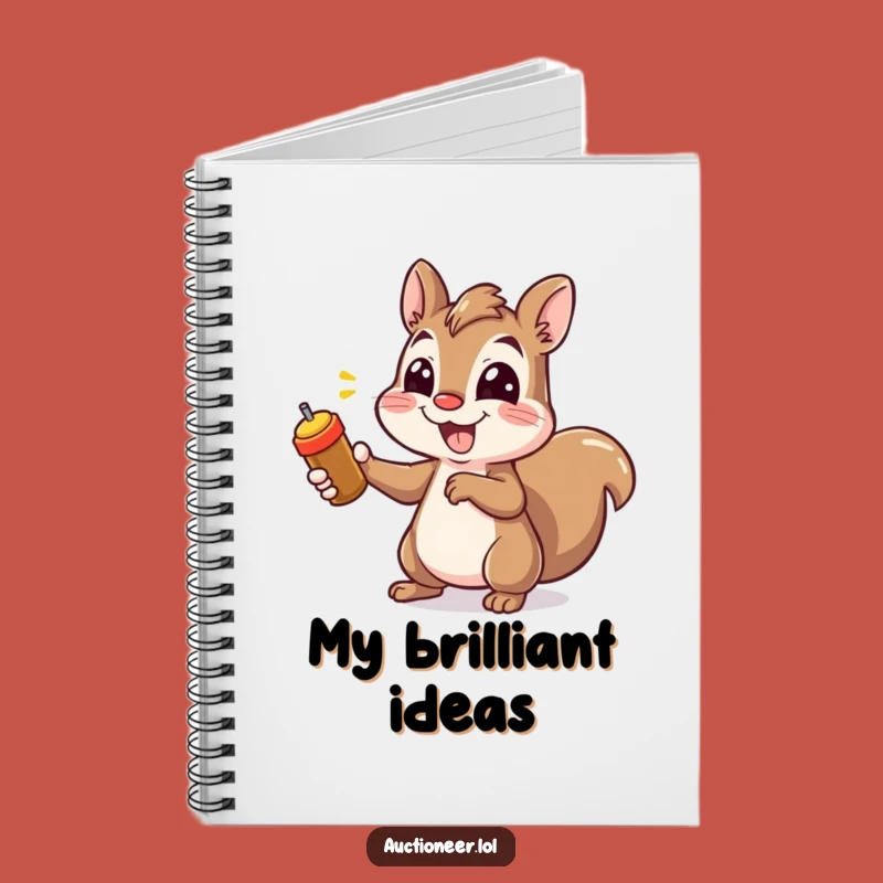 Funny Squirrel Pointing Notebook: Cheerful Ideas Journal, Hilarious Stationery